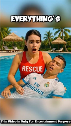 Ronaldo was thrown out of the pool, but…!