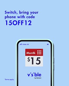 Get the Visible Plan with unlimited data for $15/mo for 12 months. Bring your own phone and use code 15OFF12. | Visible | Facebook
