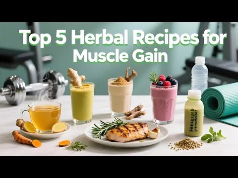 Top 5 Herbal Recipes for Muscle Gain | Natural Strength & Recovery