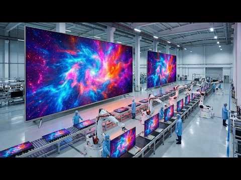 Inside Xiaomi Mi LED Smart TV Factory in India | Modern Smart TV Manufacturing Process Tour
