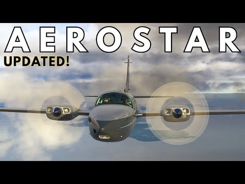 UPDATED! A2A Simulations Accu-Sim Aerostar 600 IFR & BeyondATC Microsoft Flight Simulator 2024 4K