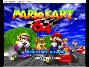 Mario Kart 64: Intro/Title Screen