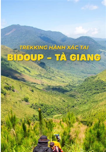 Thử mình với cung trek siêu khó. BIDOUP TÀ GIANG⚡️ #dichungxe #trekking #hiking #dcx