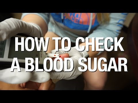 How to Check a Blood Sugar with a Glucometer (EMT)