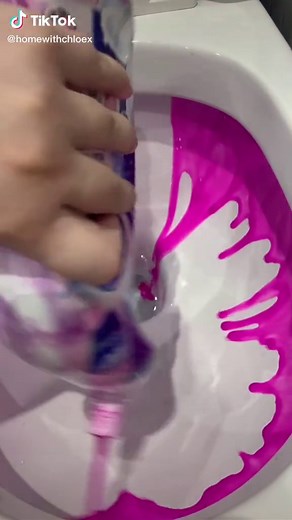 Pink Foam Toilet Cleaner | Satisfying Toilet Cleaning with Foam