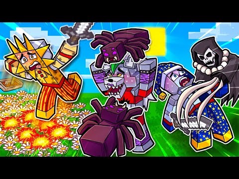 Playing FNAF MINECRAFT, But EVERYTHING is Trying to KILL YOU