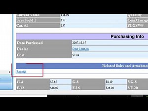Coin Inventory Tips - Multiple Selection + PCGS Slab Barcodes