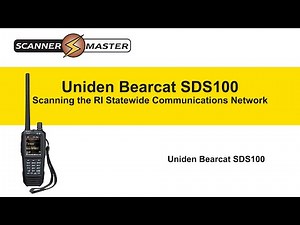 Uniden Bearcat SDS100 scanning the RI Statewide Communications Network