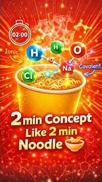 Chemical Bonding in 2 Minutes 🔥 | Ionic vs Covalent Made Easy