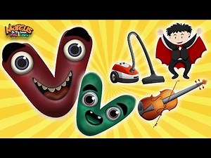 Monster Alphabet Letter V Sounds | Educational Video for Kids | ABC Phonics | Sight Words for Kids