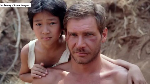 Rare behind-the-scenes ‘Indiana Jones’ photos of Ke Huy Quan and Harrison Ford