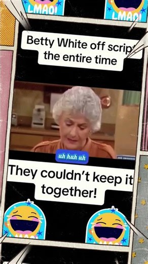 Betty White Was Off Script The Whole Time #classiccomedy #comedy #funnyvideos #comedian