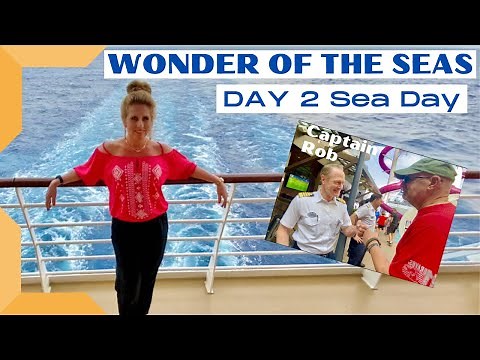 Wonder of the Seas Cruise Vlog | Sea Day 2