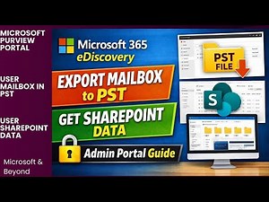 Microsoft 365 eDiscovery Content Search in Purview | Export User Mailbox to PST & SharePoint |2026