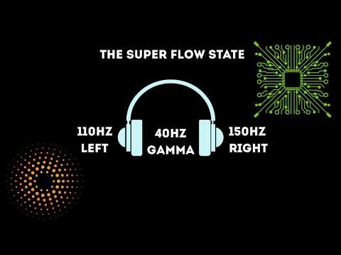 40 Hz Gamma Binaural Beat – The Super Flow State, Mental Focus & Productivity Optimizer