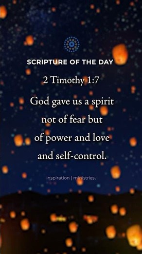 Overcoming Fear and Anxiety 💪 2 Timothy 1:7 #FaithOverFear