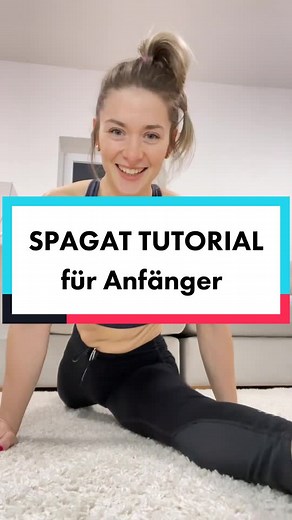 Spagat lernen: 4-mal pro Woche üben für Anfänger