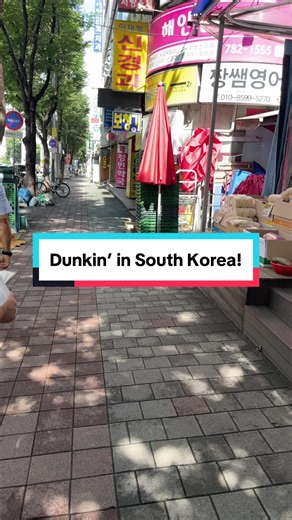 Exploring Dunkin' Donuts in South Korea