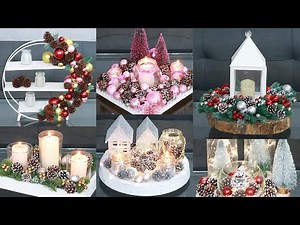 10 Amazing Pinecone Christmas Centerpiece Decoration Ideas Easy to make