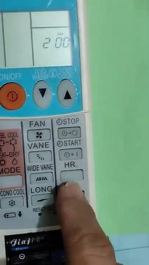 How to set the Time for Mitsubishi Remote Control