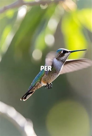 Hummingbird Wing Speed in Slow Motion | 4K Nature Fact