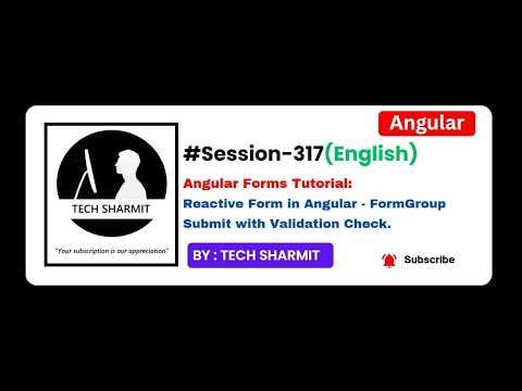 Angular Reactive Forms in English: Form Submit with Validation Check & markAllAsTouched() (Ep-317)