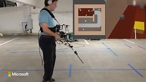 62K views · 679 reactions | Until recently, virtual reality has been centered on visual experience. Explore how researchers made an enhanced VR system for people who are blind, which uses haptic and auditory feedback to shift this paradigm and create new experiences: https://aka.ms/AA84ebo | Microsoft Research | Facebook