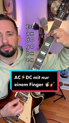 AC/DC mit nur einem Finger spielen – Gitarrentricks für Anfänger