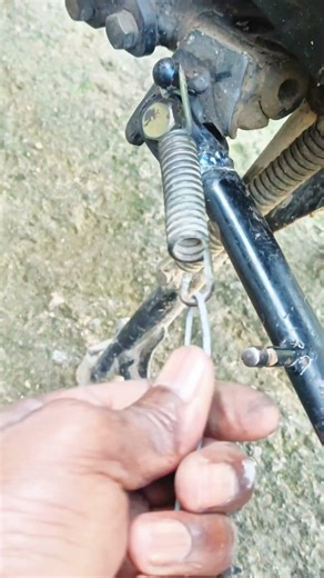 #HowTo Install Side Stand Spring in Any Bike #💪💪💪💪