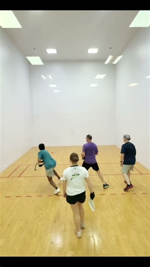 Who ends the Rally ? 🔥 | Racquetball Doubles #racquetball #sports #usa #tennessee