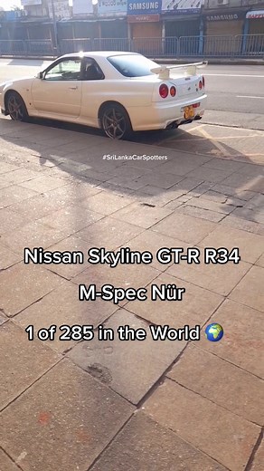 Rare Nissan Skyline R34 GT-R M-Spec Nür in Sri Lanka