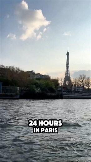 How to Spend The Perfect 24 Hours in Paris! 🇫🇷✨ #travelshorts
