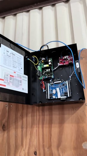 Getting these horse stables in check with a smart access control door system. Remote management, secure entry, and full control from your phone. Monthly service fees apply. 📲 Call or text 832-607-3758 for a FREE consultation #avengersecurity #videosurveillance #houston #accesscontrol #texas