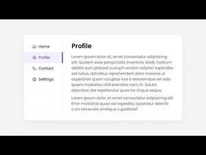 How To Create Vertical Tabs With HTML CSS And Javascript