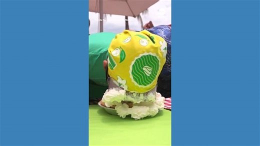 Contestants scarf down Key lime pie at Florida eating contest
