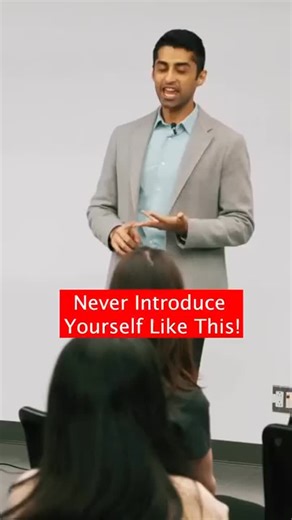 Yasir Khan on Instagram: "Don’t make the same mistake I made! If you have a bad introduction, it starts off the conversation on the wrong foot. They know you haven’t prepared for the one thing you absolutely know you will get asked. A simple structure can help you quite a bit. Try it out and let me know if it helps"