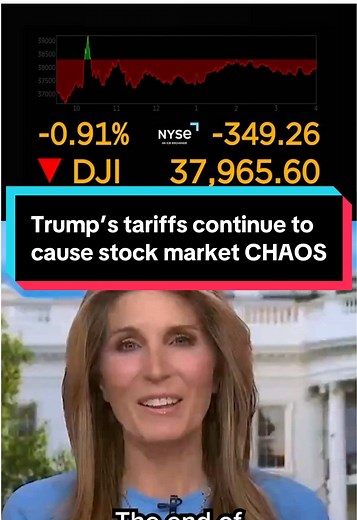 U.S. stocks closed down after a day of wild swings due to President Trump's aggressive and sweeping tariffs. He dug in on his approach by saying in the Oval Office that he is