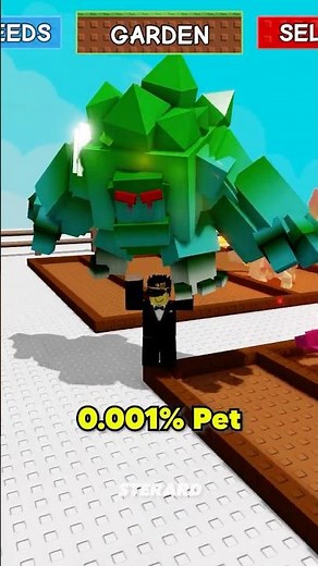 I Got Festive Ice Golem #roblox #growagarden