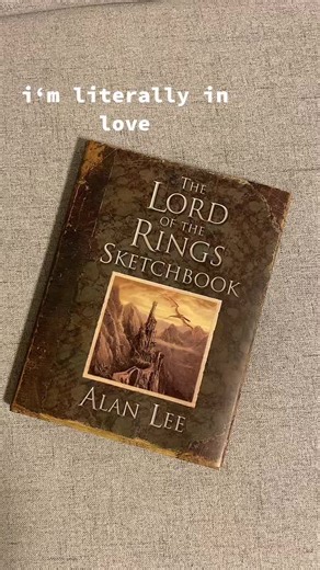 #lordoftherings #booktok #reading #englischbook #alanlee #tolkien #sketchbook #legolas #galadriel