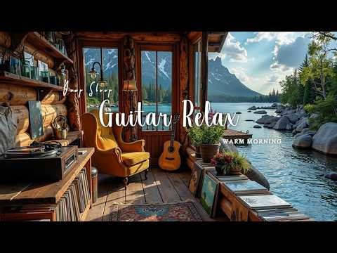 Calming Acoustic Guitar Tunes - Springtime Soft & Warm Morning | Relax, Read, Sleep