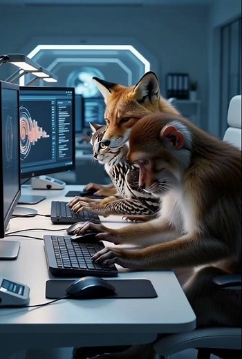 Tech Savvy Critters: Code of the Wild! 💻🦊🦉