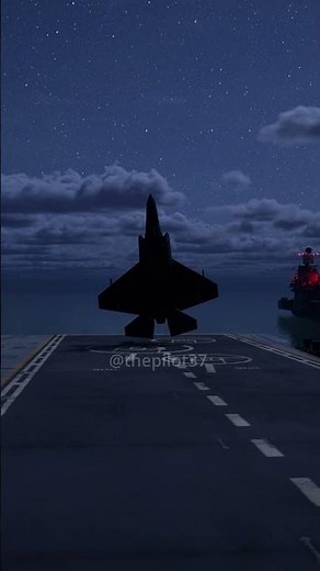 F-35 Performs Daring Aerial Maneuver and Carrier Landing