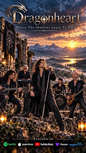 DRAGONHEART – WHERE THE SHADOWS LEARN TO FLY | EPIC ROCK BALLAD #RockBallad #EpicRock #RockAnthem