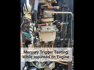Mercury Outboard Trigger Testing: While mounted on Engine