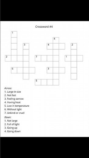 Boost Your Child's Vocabulary! | Kids Crossword Puzzles (Ages 8-12)