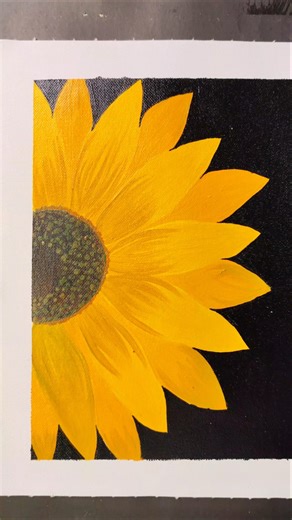 The ABSOLUTE BEST Way to Paint Sunflowers with Acrylics in Minutes #sunflower #acrylicpainting