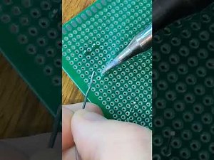 Montaje en placa perforada