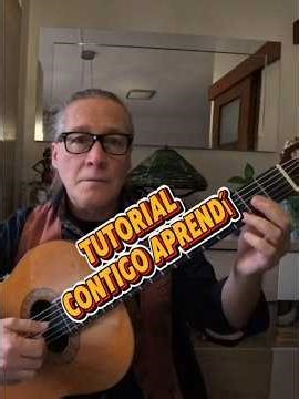 Tutorial Guitarra Contigo Aprendi (Melodía y Acordes)