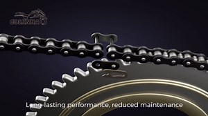415H-110L Heavy Duty Chain with 10 Connector Links for 49cc, 60cc, 66cc, 80cc 2-Stroke Motor Motorized Bicycle Bike Motorized Bike Chain Engines High Power Racing Parts