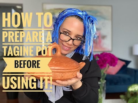 How to prepare a Moroccan Tagine pot? Full steps to prepare a Moroccan Tajine pot before using it!